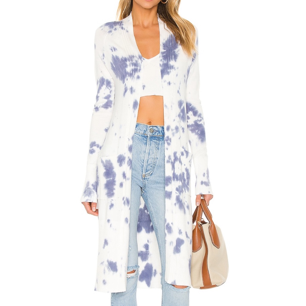 Central Park West Portman Long Cardigan Size M